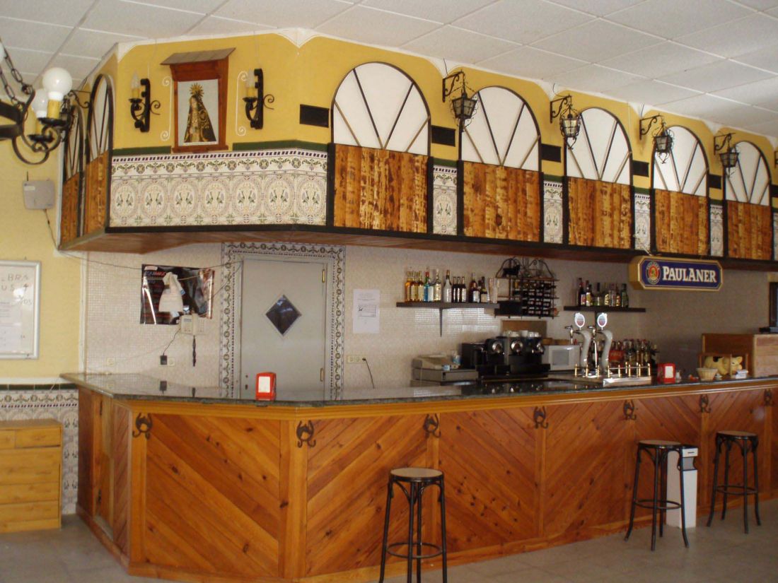 Barra de bar del restaurante